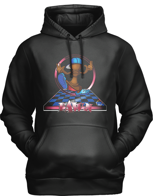 Chess Hoodie Pawn and Croc Shoes -Black -Hip Hop Style
