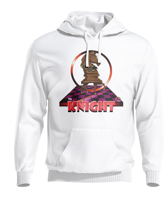 Chess Hoodie  Knight -White- Hip Hop Style