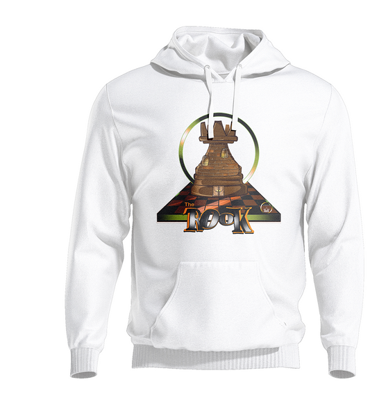 Chess Hoodie Rook -White - Hip Hop Style