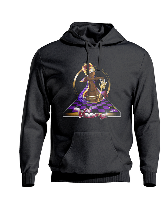 Chess Hoodie- King- Black- Hip Hop Style